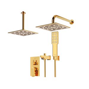 شیر توکار مدل رومر پلاس BRASS | تیپ چهار
