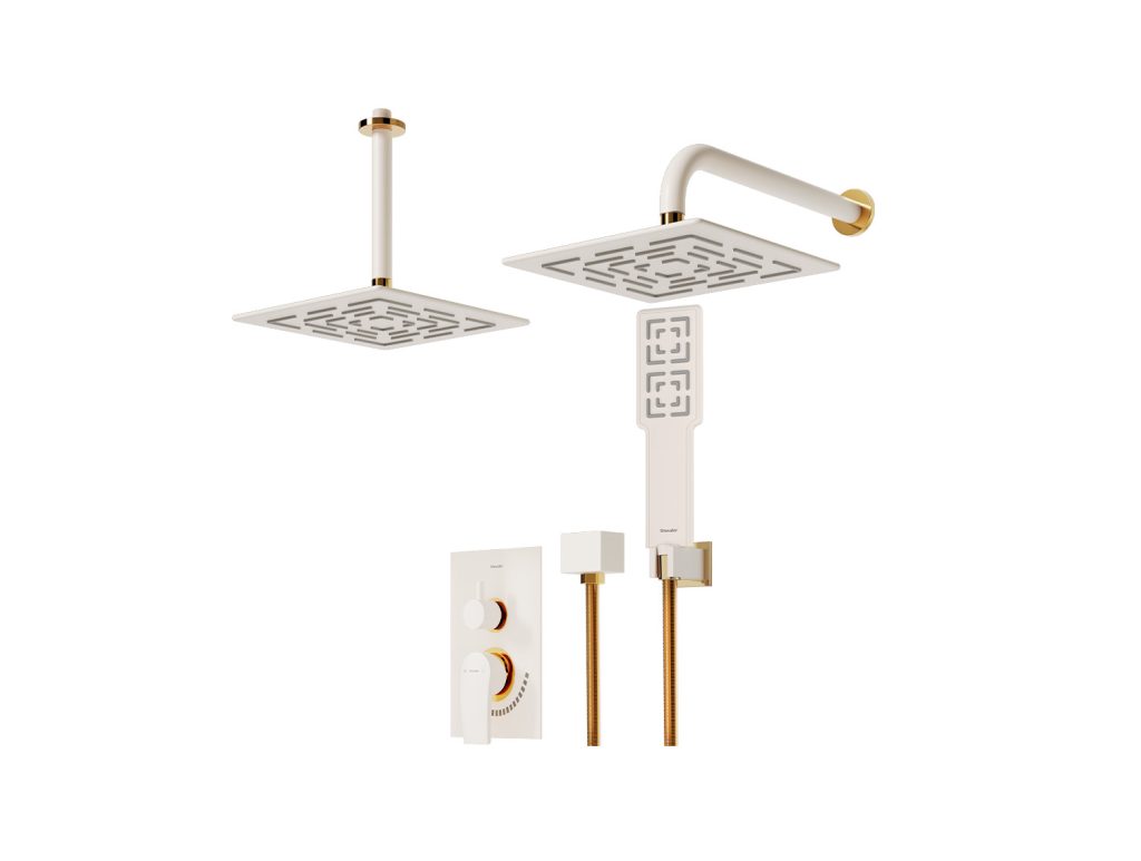 شیر توکار مدل رومر پلاس BRASS | تیپ سه